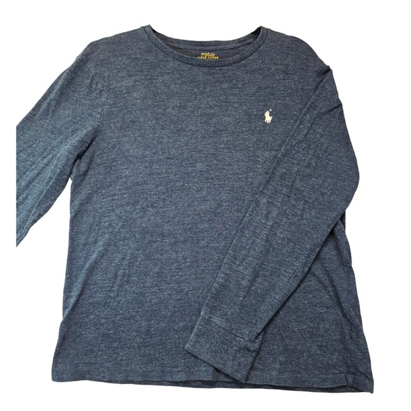Polo Ralph Lauren Other - Polo Ralph Lauren Mens Blue Heather Long Sleeve T-Shirt Custom Slim Fit Medium